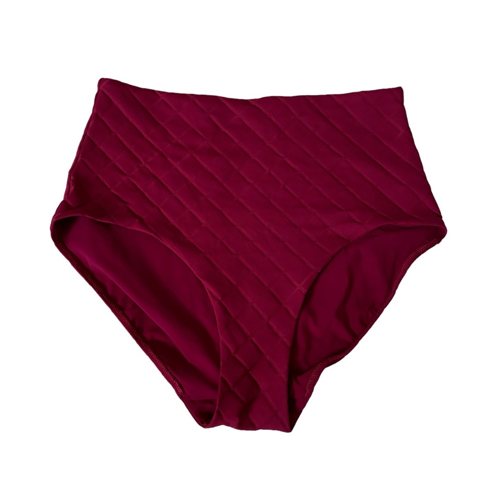 lululemon athletica Burgundy High-Waisted Bikini Bottom